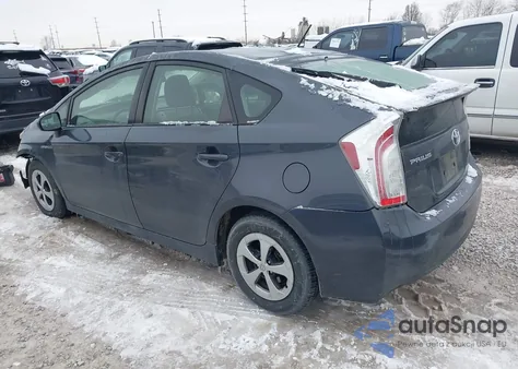 2012 Toyota Prius Three from USA, damaged, VIN JTDKN3DU7C5435856